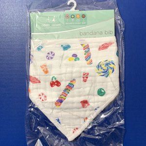 Aden + Anais Dylans Candy Bar Bandana Bib Cotton Muslin 8.5 in x 16 in
